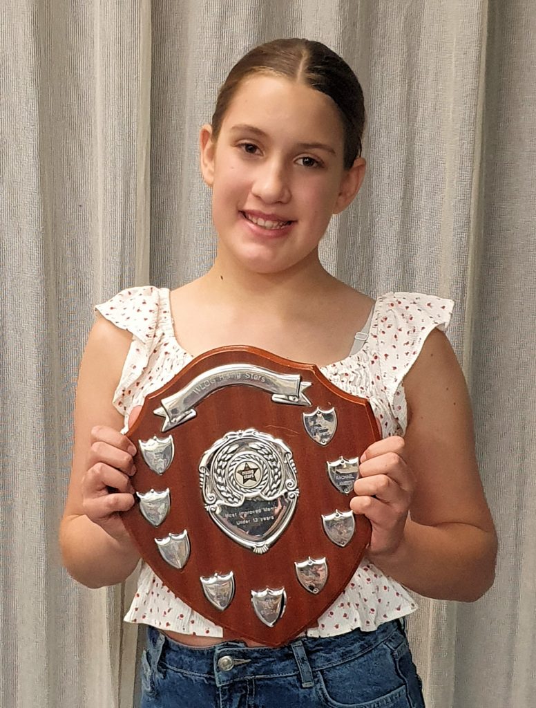 Lily, winner of the most improved member 2025 in the Under 13 category.